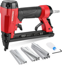WORKPRO Air Staple Gun with 1500Pcs Staples(6Mm-16Mm), 21GA / Type 8016