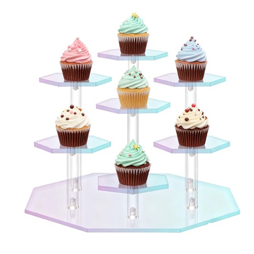 Acrylic cupcake stand perfume - acrylic,