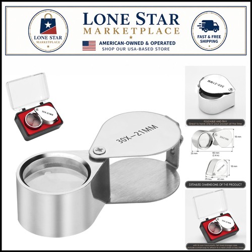 Compact 30x magnifier loupe - compact,