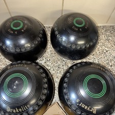 Thomas Taylor Size 4Lawn Bowls Woods Bryant's Drakelite X 4