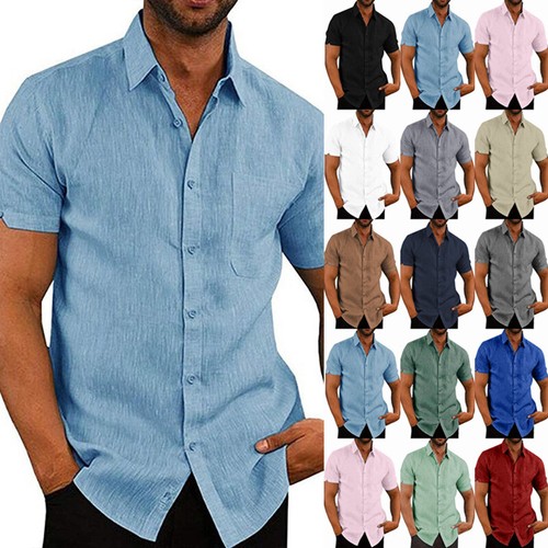 Mens cotton linen shirts - mens,