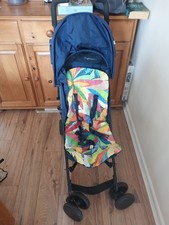 Mothercare Unisex Folding Buggy Stroller Pushchair with Rain Cover
