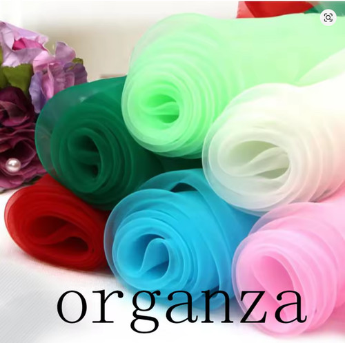 Sheer organza fabric - organza, voile