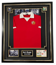 Framed SIR MATT BUSBY of