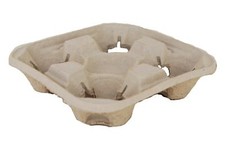 Disposable 4 Cup Carry Trays