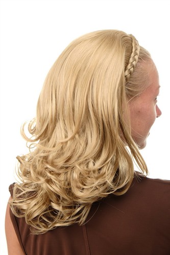 Half wig hair - wig, braided
