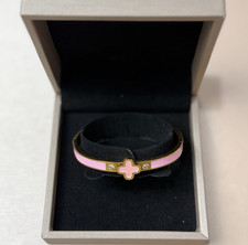 Enamel Clover Bangle Bracelet
