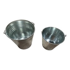 9L/13L Galvanised Metal Bucket