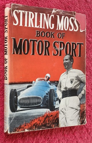 Signed stirling moss book - by,