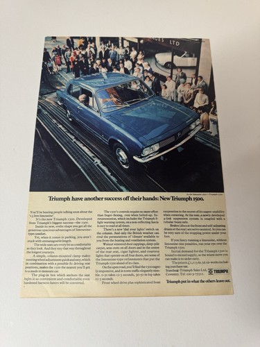 Original vintage 1970 - original, triumph