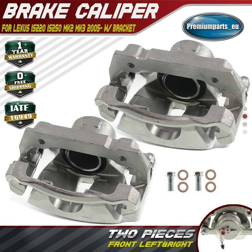 Front brake caliper with - front,