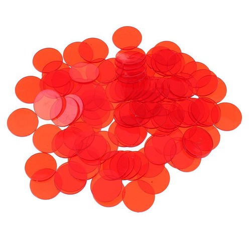 Pack 100 bingo chips - 100,