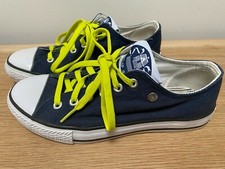 Dunlop Original Blue Classic Trainers Sneakers Plimsolls UK 4