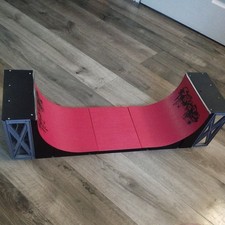 Sbego Skateboard Half Pipe Fingerboard Ramp Skate Skating Extreme Sport Kids Toy