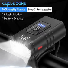 Bike Light Rechargeable T6 LED