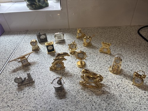 Selection miniature clocks - selection,