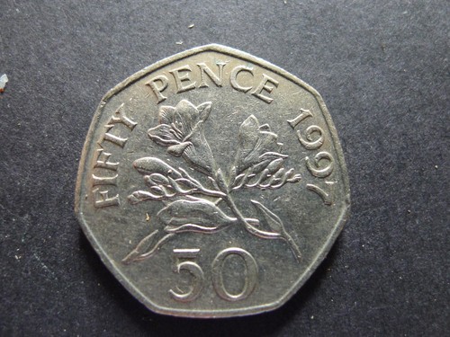 Guernsey fressia 1997 50p - guernsey,