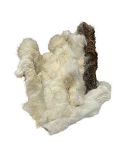 Furry rabbit skins 500g - ,