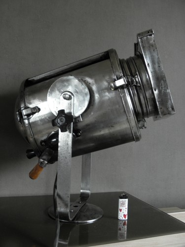 Old retro projector lamp - old,
