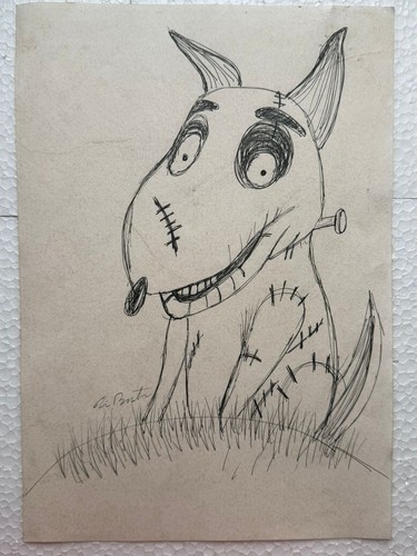 Tim burton painting drawing - drawing, on