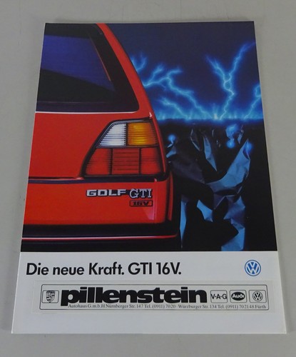 Brochure golf gti - vw, v