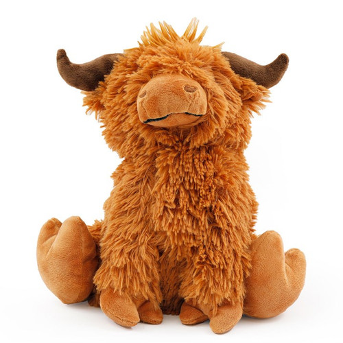 Highland cow plush door - cow,