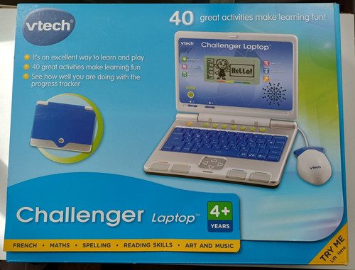 Vtech challenger laptop blue - laptop,