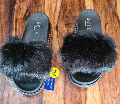 Slippers sole london black - sole,