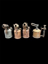 Vintage Brass Blow Lamp Torch  Governor Plumbers Vapouria British Swedish Bundle