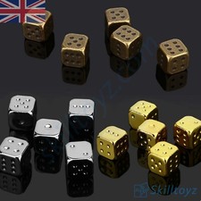 Metal Board Game Dice Set of 5