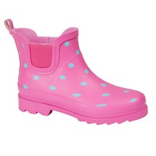 Ladies Pink Polka Dot Print