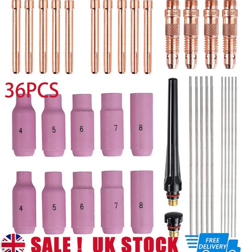 36pcs tig wear parts - parts, for
