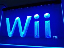 Nintendo Wii LED Neon Light Sign for showcase game store home room funs gift