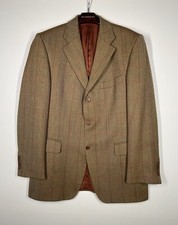 MAGEE IRELAND 1866 TWEED Blazer Hacking Jacket | Pure Wool | Windowpane | 40R