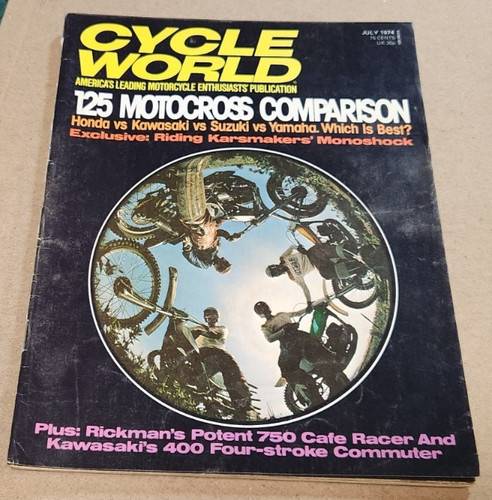 1974 july cycle world magazine - july,