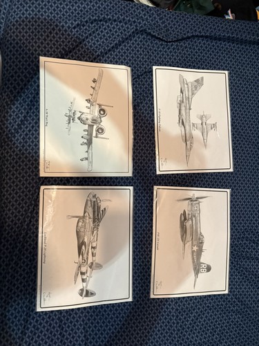 Set aircraft s prints - set, of
