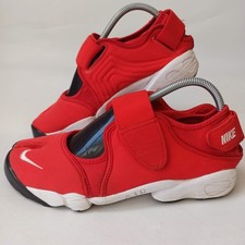 Rare Nike Air Rift MTR Challenge Split Toe Sandals - Red / White - Size 8 UK