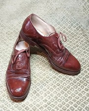 Original 1940's Shoes Oxblood
