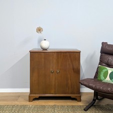 Large Vintage Mahogany Record