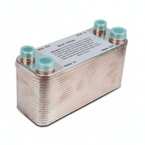 Plate wort chiller stainless - plate,