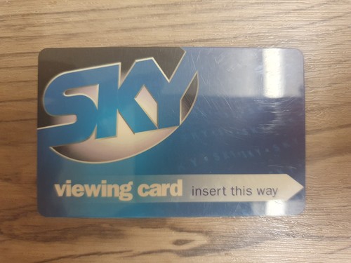 Sky viewing card memorabilia - sky:, (memorabilia