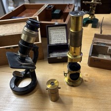 Antique Microscopes X 3