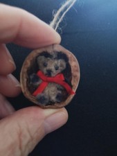 Tiny Teddy in Real Walnut