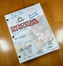 Doctor Zhivago Script Signed- Autograph Reprints- 281 Pages Long!!!