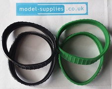 Dinky 561/961 Blaw Knox Dozer Pair of Reproduction Rubber Tracks Black or Green