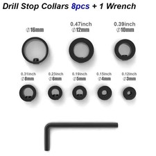 8Pcs/Set Depth Stop Collar