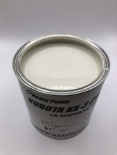 Kubota KX-3 Cab White Excavator Paint Endurance Enamel Paint 1 Litre Tin