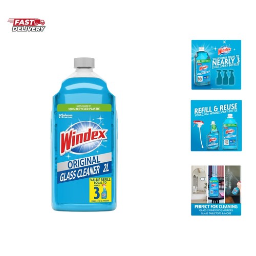 Windex refill glass and - windex,