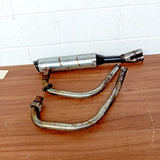 Kawasaki KZ440 Exhaust System Downpipes Headers Silencer Muffler 1980-1983