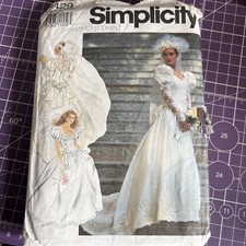 Simplicity 7429 Wedding Dress Pattern